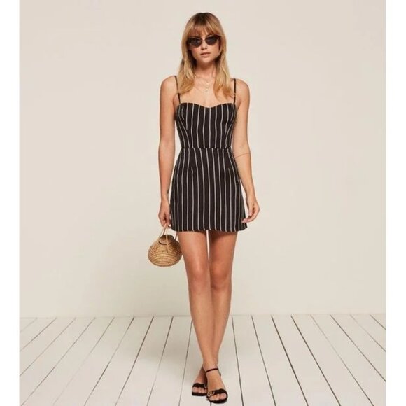 Reformation Dresses & Skirts - Reformation Striped Rooney Mini Dress Size 00